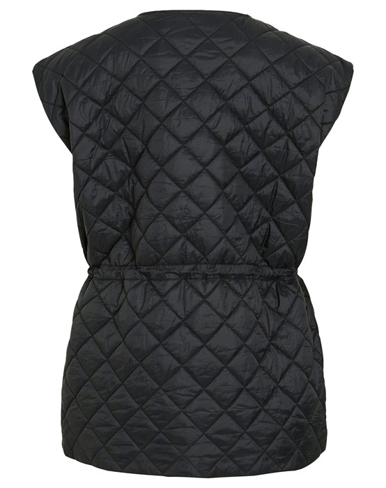 VIBenji Quilted Vest - Black Beauty